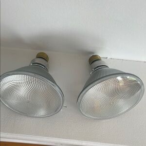 2x Silver Reflector Light Bulbs